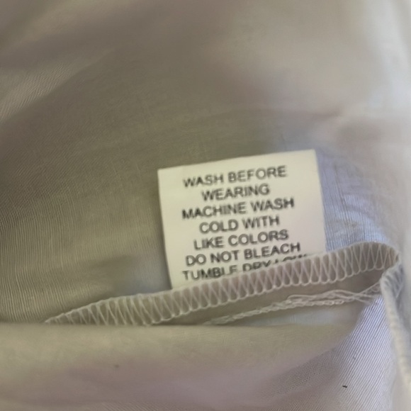 Todd Smith M 100% cotton light tan khaki button down long sleeve shirt - Picture 4 of 9